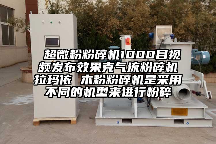  超微粉粉碎機1000目視頻發(fā)布效果克氣流粉碎機拉瑪依 木粉粉碎機是采用不同的機型來進(jìn)行粉碎